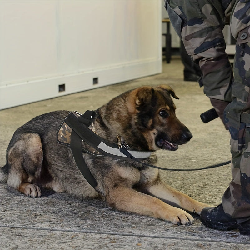 Arnés Para Perros, Chaleco Reflectante Para Perros Sin Tirones, Arnés Ajustable Transpirable Para Mascotas Con Asa Para Exteriores - SACASUSA