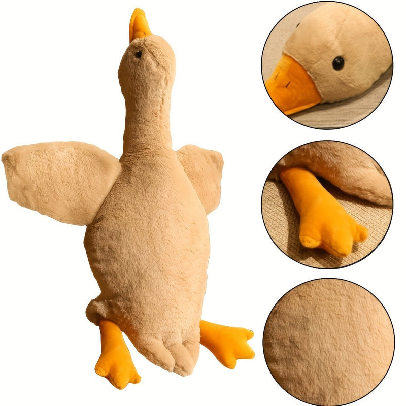 Almohada de Peluche de Ganso Abrazable de 20 Pulgadas - Ultra Suave & Reconfortante, Regalo Ideal para las Fiestas & Decoración Acogedora del Hogar - SACASUSA