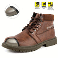 Botas De Trabajo Impermeables De Alta Calidad Para Hombres Con Puntera De Acero, Cómodas Y Duraderas Para Senderismo Y Trekking - SACASUSA