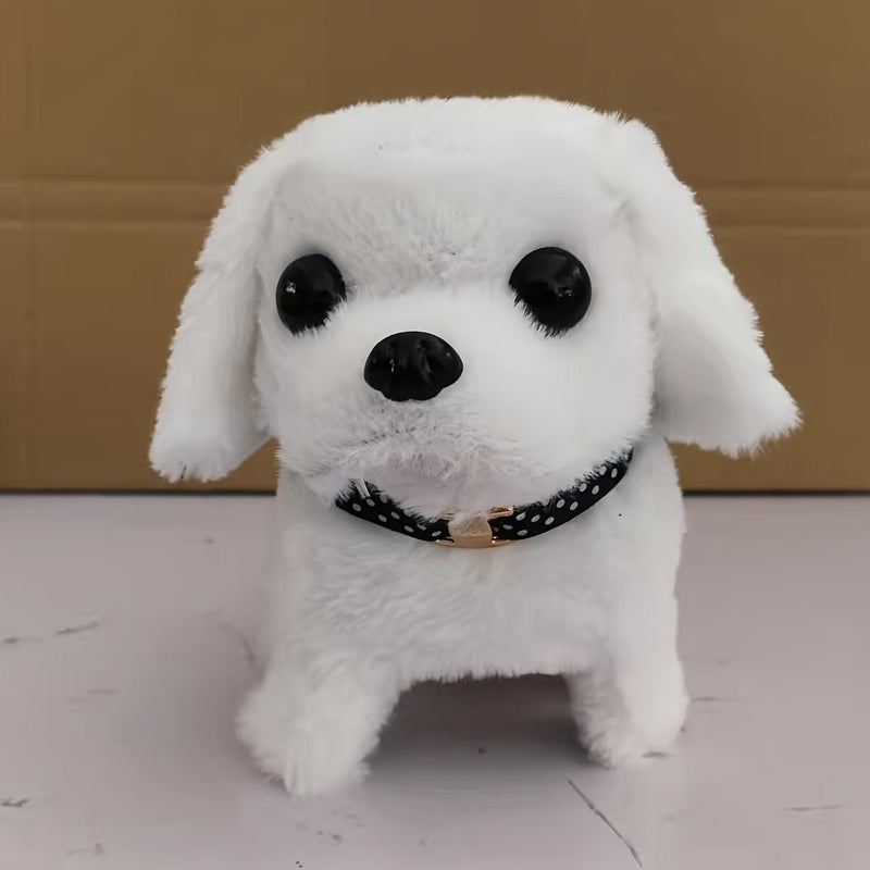 "Cachorro de Peluche Interactivo de 7"" - Camina, Ladra y Mueve la Cola - Regalo Encantador para Niños en Navidad y Halloween" - SACASUSA