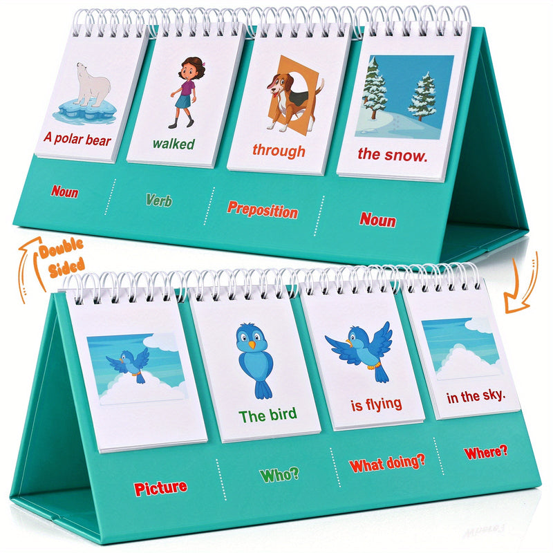 Calendario de Mesa Interactivo para Aprendizaje de Inglés - Ayuda Didáctica para la Ortografía y Frases para Niños de 3-8 Años - SACASUSA