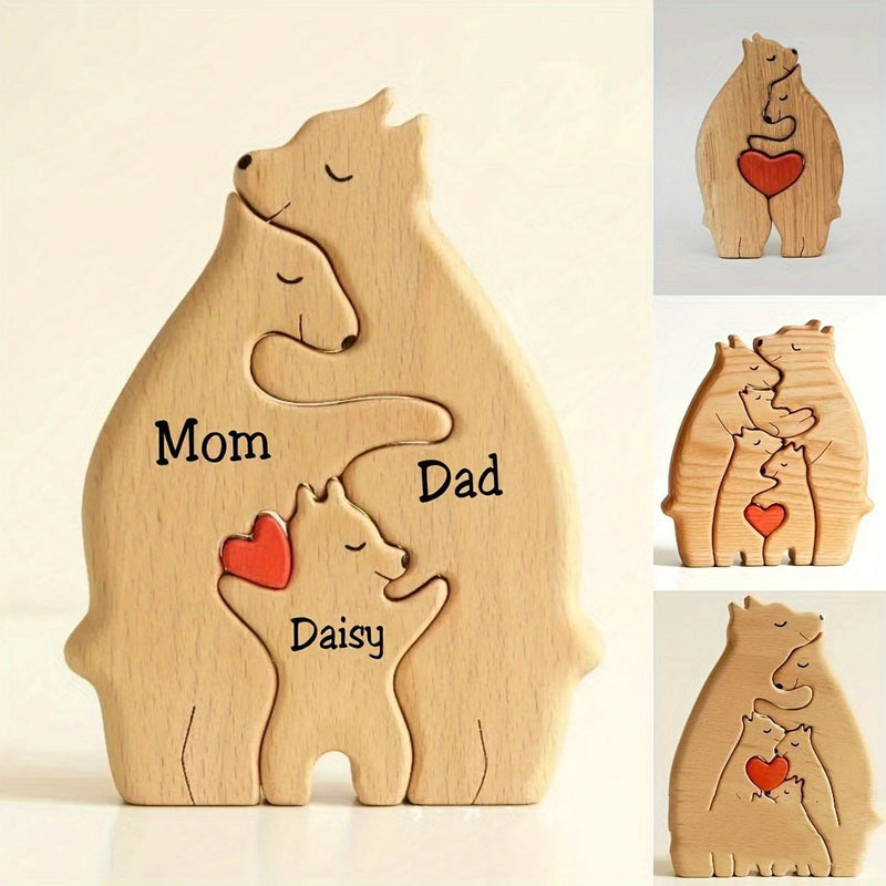 Crea Vínculos Familiares con el Rompecabezas de Madera Sostenible DIY – Un Regalo Inolvidable para el Día de la Madre - SACASUSA