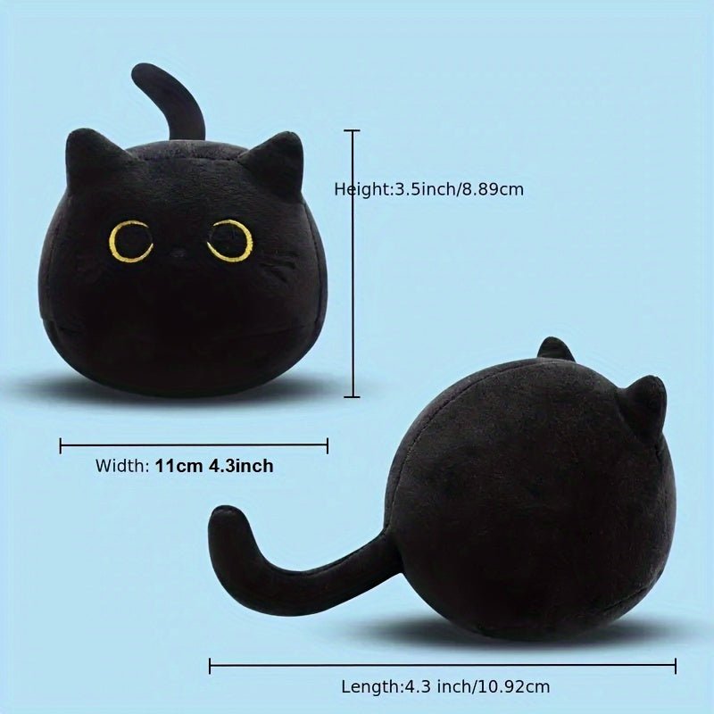 "Exclusivo Gato Negro de Peluche de 5"" - Regalo Perfecto y Decoración Festiva para Niños y Amantes de Cómics!" - SACASUSA