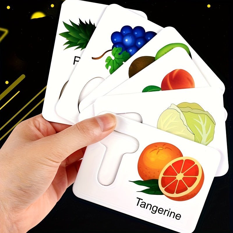 Flashcards de Madera Interactivos del Alfabeto - Juguete Educativo Montessori para Preescolares, Mejora Letramento y Habilidades Motoras, Regalo Ideal para Niños Pequeños - SACASUSA