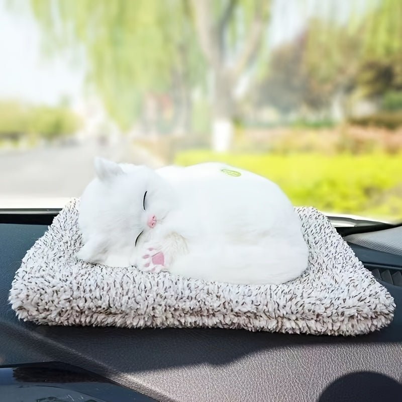 Gato Que Ronronea Al Ser Tocado, Gato De Simulación, Decoraciones Para El Hogar, Muñeco De Peluche, Adorno Para El Coche, Regalo Para La Novia, Cálido Compañero, Linda Mascota De Simulación. Regalos De Vacaciones, Regalo De Año Nuevo - SACASUSA