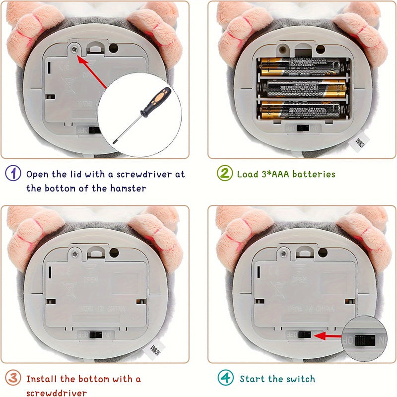 Hamster Interactivo de iTechjoy – Amigo y Maestro Parlante para Niños 3-8, Regalo Perfecto para Festividades - SACASUSA