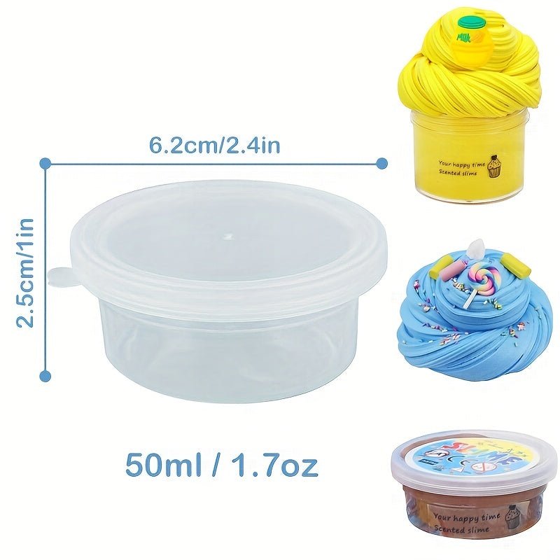 Increíble Kit de 10 Piezas de Slime Tipo Mantequilla - Textura Suave, Elástica y No Pegajosa - Perfecto para Regalos de Cumpleaños y Rellenos de Canastas de Pascua | Juguete Antiestrés para Todas las Edades - SACASUSA