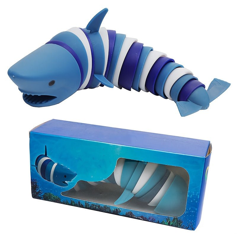 Juguetes de Tiburón y Oruga del Explorador Oceánico - Juego Sensorial Educativo, Alivio de Estrés, Regalos Atractivos para Niños de 3-6 Años - SACASUSA