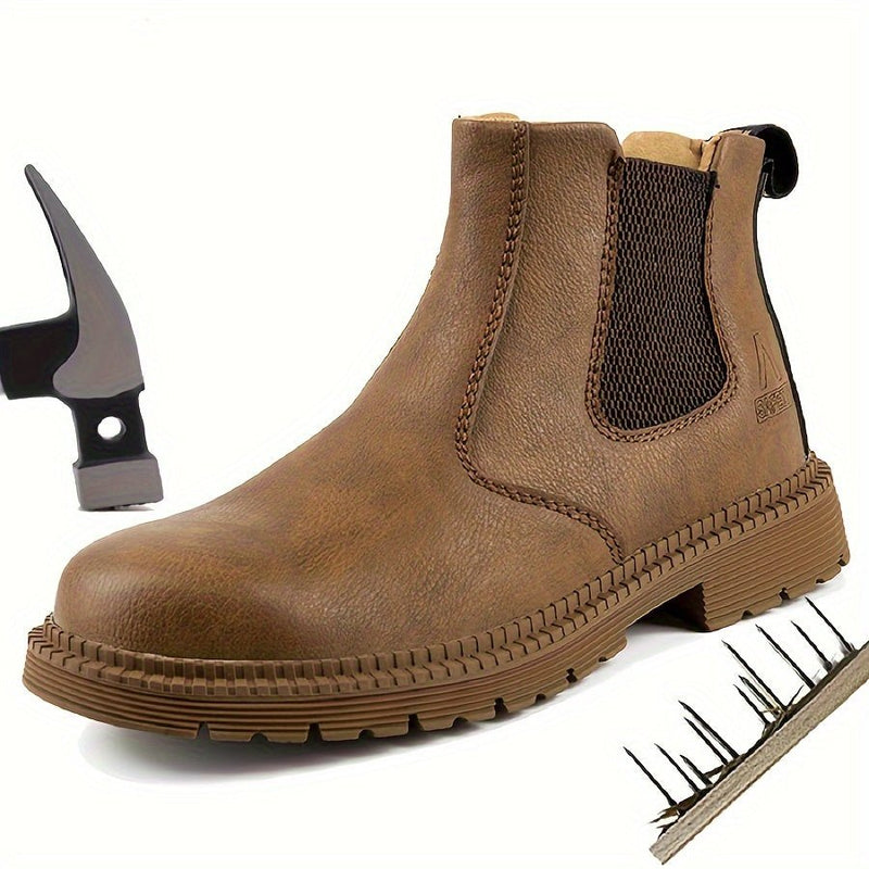 Zapatos De Seguridad Dian Sen Con Puntera De Acero, Resistentes Al Desgaste Y Antideslizantes, Ideales Para La Construcción Industrial Y Actividades Al Aire Libre. - SACASUSA