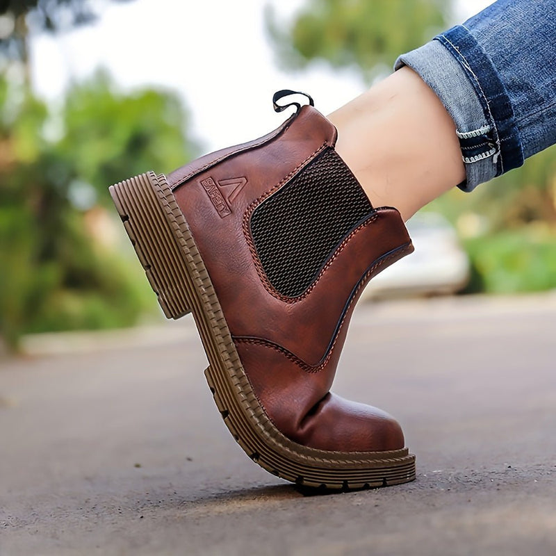 Zapatos De Seguridad Dian Sen Con Puntera De Acero, Resistentes Al Desgaste Y Antideslizantes, Ideales Para La Construcción Industrial Y Actividades Al Aire Libre. - SACASUSA