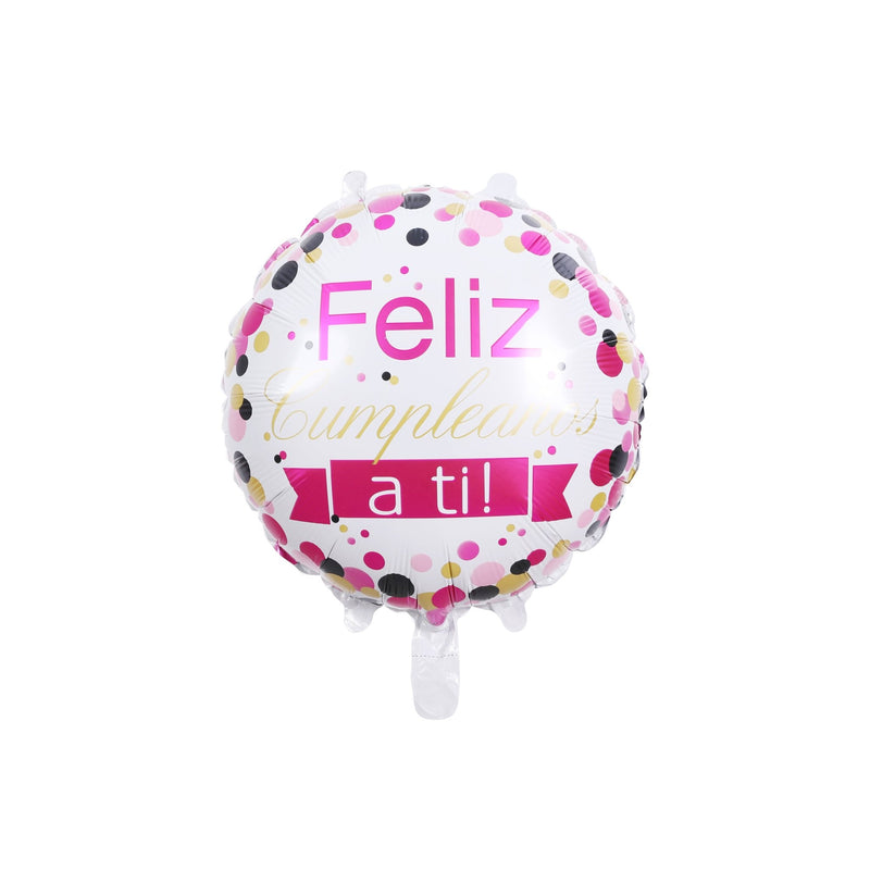 10 Globos De Papel De Aluminio De Cumpleaños Españoles De 18 Pulgadas Feliz Cumpleanos Te Quiero Air Baloes Event Party Decorations Air Golobs, Globo De Película De Aluminio, Accesorio Para Fotos De Cumpleaños, Arreglo De Decoración De Escena - SACASUSA