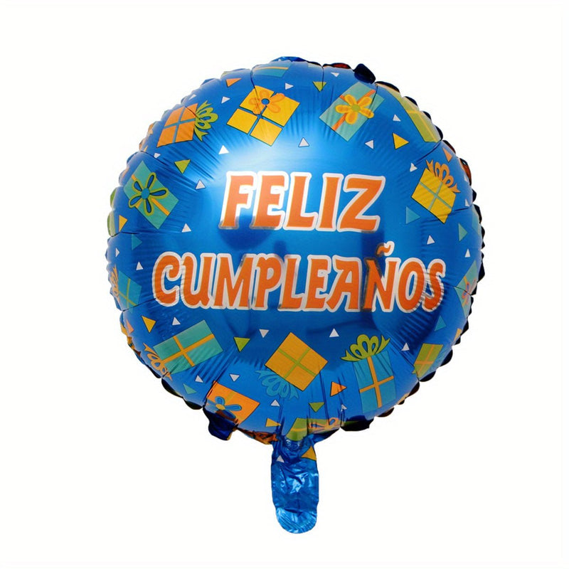 10 Globos De Papel De Aluminio De Cumpleaños Españoles De 18 Pulgadas Feliz Cumpleanos Te Quiero Air Baloes Event Party Decorations Air Golobs, Globo De Película De Aluminio, Accesorio Para Fotos De Cumpleaños, Arreglo De Decoración De Escena - SACASUSA