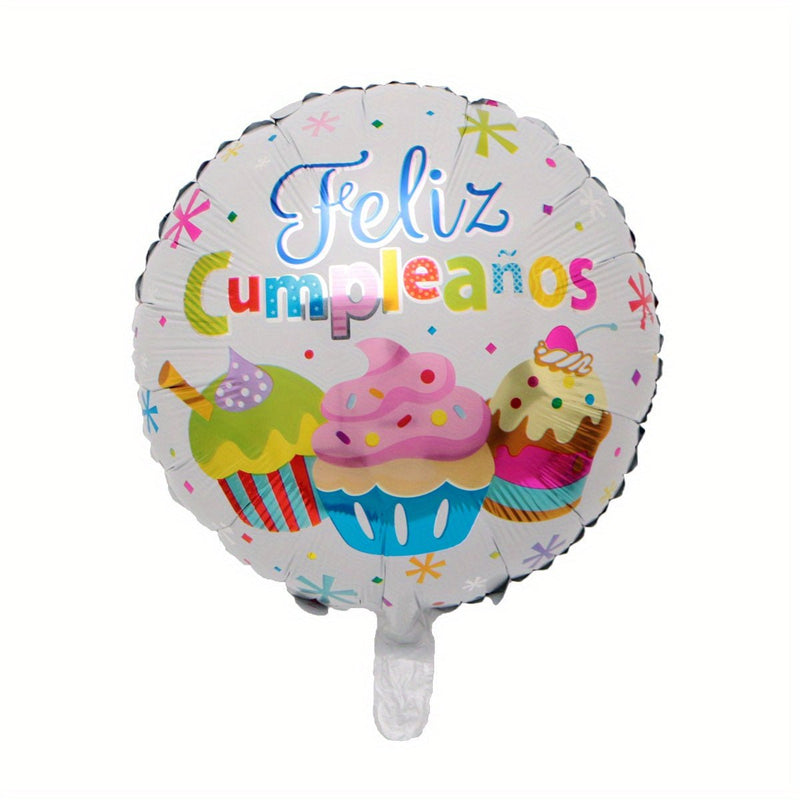 10 Globos De Papel De Aluminio De Cumpleaños Españoles De 18 Pulgadas Feliz Cumpleanos Te Quiero Air Baloes Event Party Decorations Air Golobs, Globo De Película De Aluminio, Accesorio Para Fotos De Cumpleaños, Arreglo De Decoración De Escena - SACASUSA