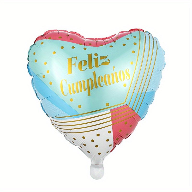 10 Globos De Papel De Aluminio De Cumpleaños Españoles De 18 Pulgadas Feliz Cumpleanos Te Quiero Air Baloes Event Party Decorations Air Golobs, Globo De Película De Aluminio, Accesorio Para Fotos De Cumpleaños, Arreglo De Decoración De Escena - SACASUSA