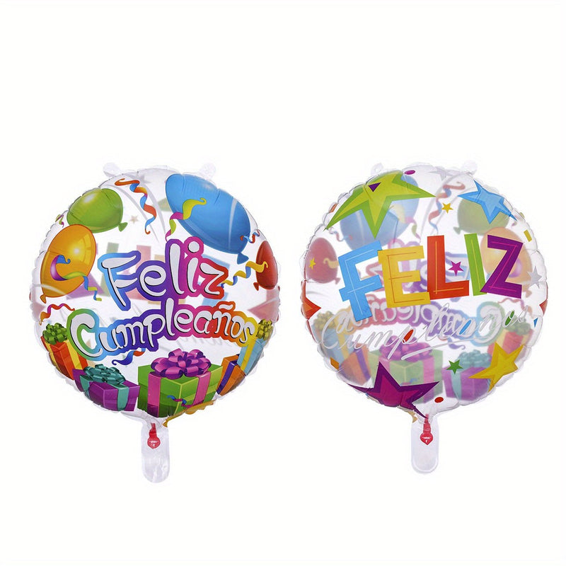 10 Globos De Papel De Aluminio De Cumpleaños Españoles De 18 Pulgadas Feliz Cumpleanos Te Quiero Air Baloes Event Party Decorations Air Golobs, Globo De Película De Aluminio, Accesorio Para Fotos De Cumpleaños, Arreglo De Decoración De Escena - SACASUSA