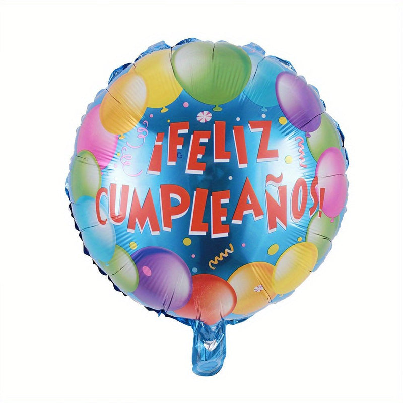 10 Globos De Papel De Aluminio De Cumpleaños Españoles De 18 Pulgadas Feliz Cumpleanos Te Quiero Air Baloes Event Party Decorations Air Golobs, Globo De Película De Aluminio, Accesorio Para Fotos De Cumpleaños, Arreglo De Decoración De Escena - SACASUSA