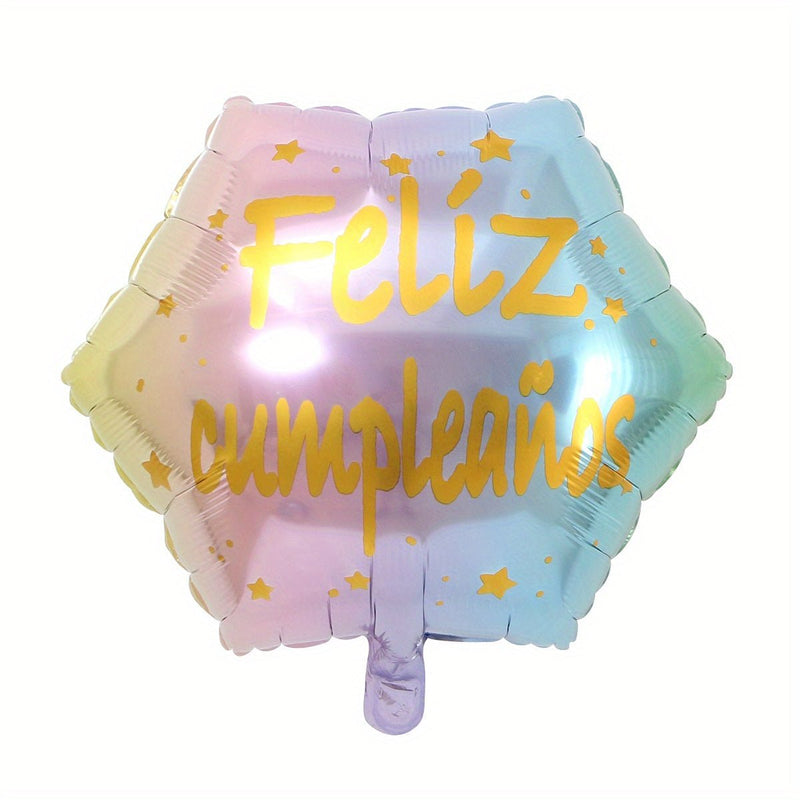 10 Globos De Papel De Aluminio De Cumpleaños Españoles De 18 Pulgadas Feliz Cumpleanos Te Quiero Air Baloes Event Party Decorations Air Golobs, Globo De Película De Aluminio, Accesorio Para Fotos De Cumpleaños, Arreglo De Decoración De Escena - SACASUSA