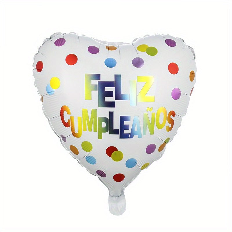 10 Globos De Papel De Aluminio De Cumpleaños Españoles De 18 Pulgadas Feliz Cumpleanos Te Quiero Air Baloes Event Party Decorations Air Golobs, Globo De Película De Aluminio, Accesorio Para Fotos De Cumpleaños, Arreglo De Decoración De Escena - SACASUSA