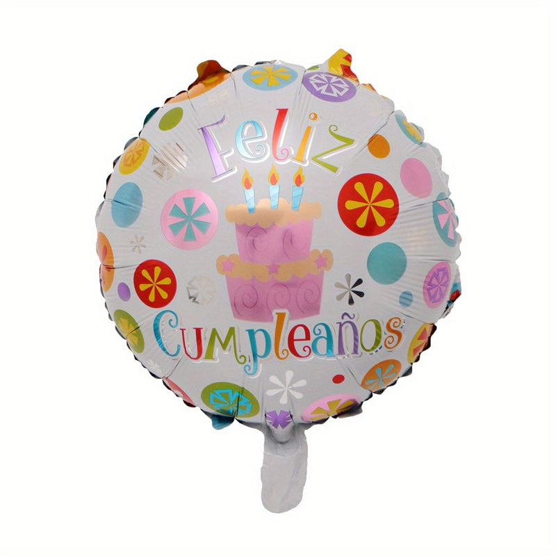 10 Globos De Papel De Aluminio De Cumpleaños Españoles De 18 Pulgadas Feliz Cumpleanos Te Quiero Air Baloes Event Party Decorations Air Golobs, Globo De Película De Aluminio, Accesorio Para Fotos De Cumpleaños, Arreglo De Decoración De Escena - SACASUSA