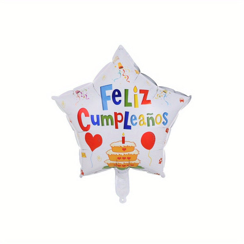 10 Globos De Papel De Aluminio De Cumpleaños Españoles De 18 Pulgadas Feliz Cumpleanos Te Quiero Air Baloes Event Party Decorations Air Golobs, Globo De Película De Aluminio, Accesorio Para Fotos De Cumpleaños, Arreglo De Decoración De Escena - SACASUSA