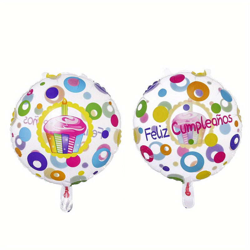 10 Globos De Papel De Aluminio De Cumpleaños Españoles De 18 Pulgadas Feliz Cumpleanos Te Quiero Air Baloes Event Party Decorations Air Golobs, Globo De Película De Aluminio, Accesorio Para Fotos De Cumpleaños, Arreglo De Decoración De Escena - SACASUSA