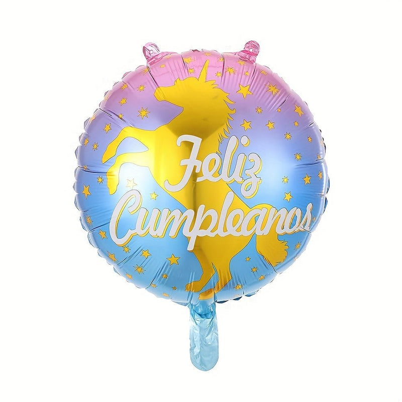 10 Globos De Papel De Aluminio De Cumpleaños Españoles De 18 Pulgadas Feliz Cumpleanos Te Quiero Air Baloes Event Party Decorations Air Golobs, Globo De Película De Aluminio, Accesorio Para Fotos De Cumpleaños, Arreglo De Decoración De Escena - SACASUSA