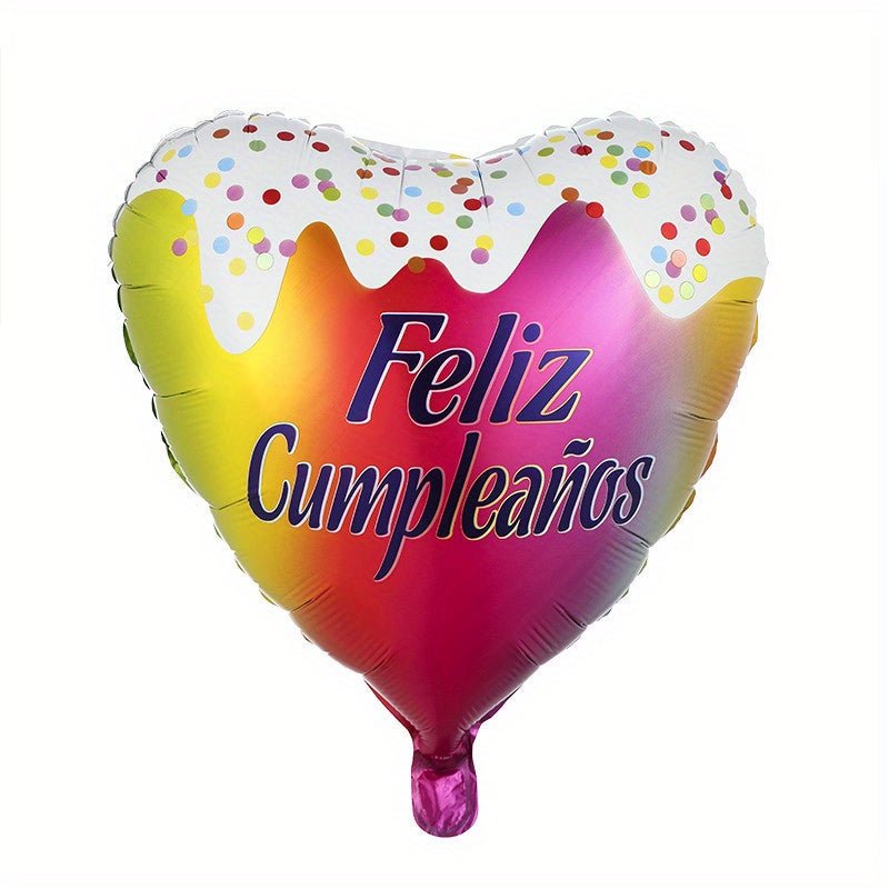 10 Globos De Papel De Aluminio De Cumpleaños Españoles De 18 Pulgadas Feliz Cumpleanos Te Quiero Air Baloes Event Party Decorations Air Golobs, Globo De Película De Aluminio, Accesorio Para Fotos De Cumpleaños, Arreglo De Decoración De Escena - SACASUSA