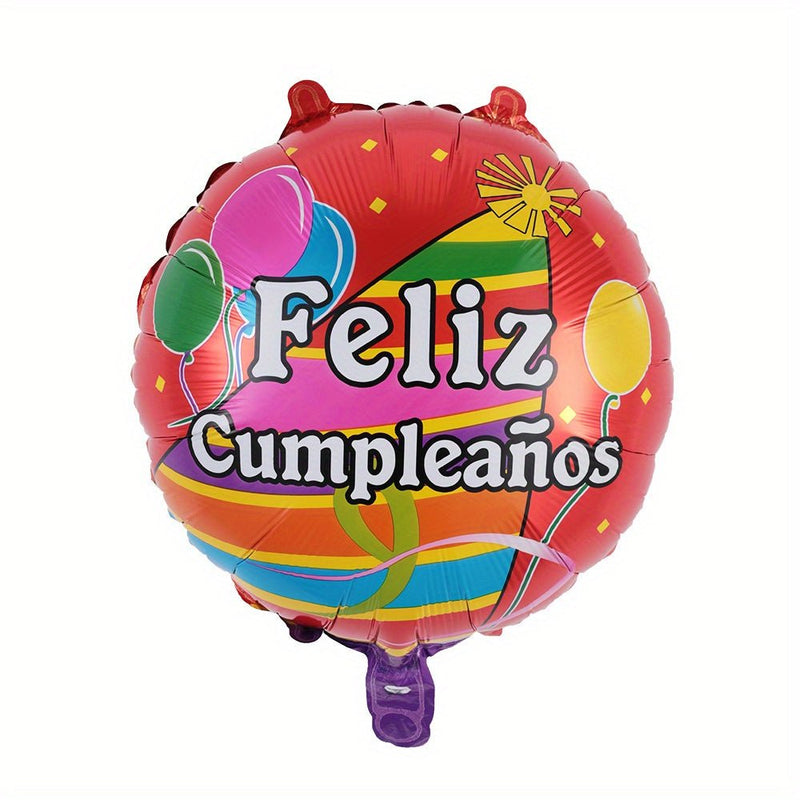 10 Globos De Papel De Aluminio De Cumpleaños Españoles De 18 Pulgadas Feliz Cumpleanos Te Quiero Air Baloes Event Party Decorations Air Golobs, Globo De Película De Aluminio, Accesorio Para Fotos De Cumpleaños, Arreglo De Decoración De Escena - SACASUSA