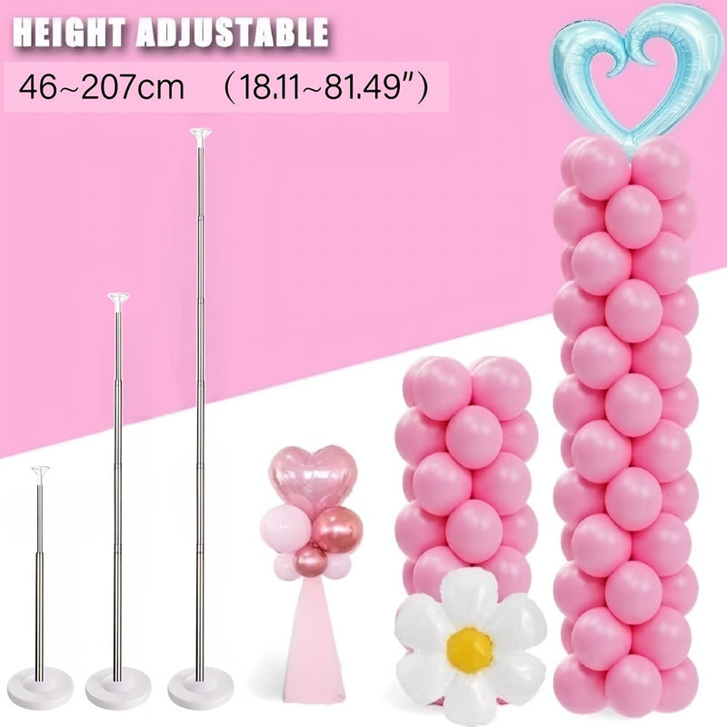 2-Set de Kit de Soporte para Globos Reutilizable - Montaje Fácil y Materiales Duraderos - Ideal para Celebraciones, Fiestas y Eventos Especiales - SACASUSA