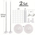 2-Set de Kit de Soporte para Globos Reutilizable - Montaje Fácil y Materiales Duraderos - Ideal para Celebraciones, Fiestas y Eventos Especiales - SACASUSA