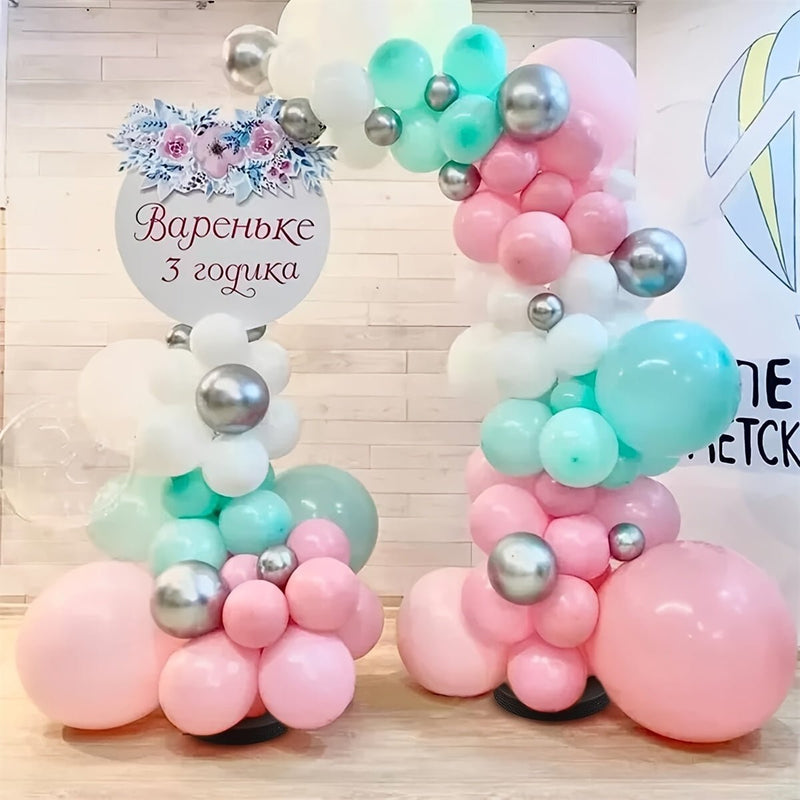 2-Set de Kit de Soporte para Globos Reutilizable - Montaje Fácil y Materiales Duraderos - Ideal para Celebraciones, Fiestas y Eventos Especiales - SACASUSA