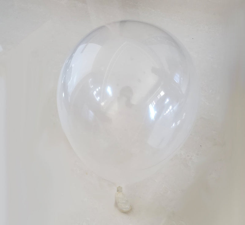 5 pulgadas 200 piezas esmerilado burbuja transparente látex transparente mini pequeños globos redondos pequeños baby shower género revelar cumpleaños aniversario de boda - SACASUSA