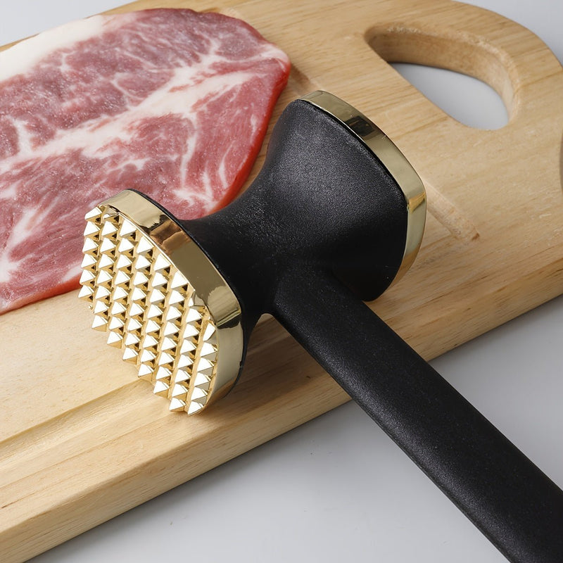 Ablandador de Carne de Alta Calidad, Duradero - Versátil & Fácil de Usar Martillo de Carne de Aleación de Zinc para Platos Suculentos - Gadget de Cocina Esencial 1pc - SACASUSA