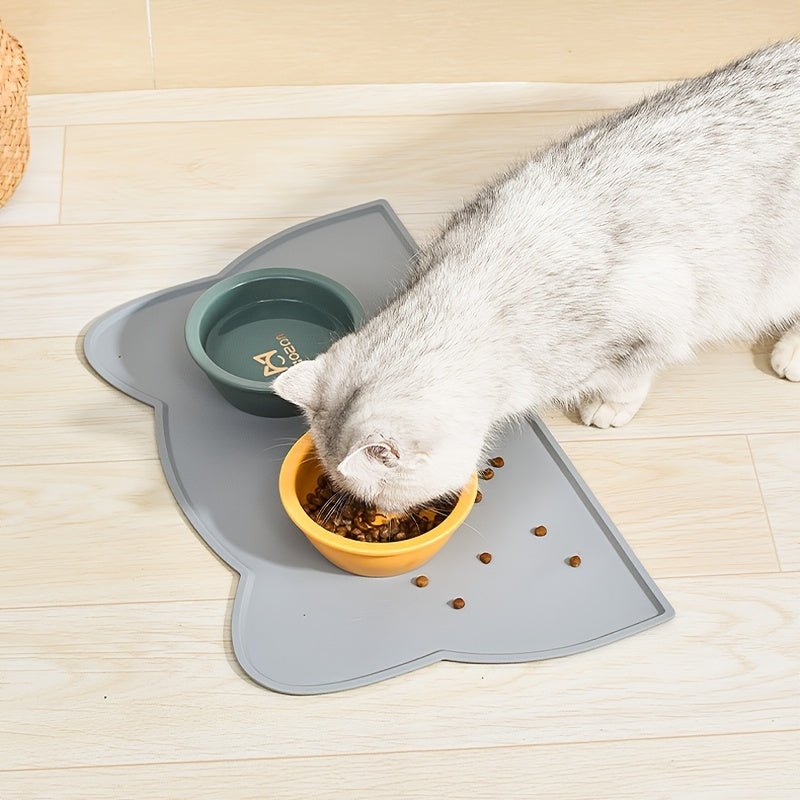 Alfombrilla De Comida Impermeable Para Alimentación De Mascotas, Tapete Antideslizante Para Cuenco De Agua Para Perros Y Gatos - SACASUSA