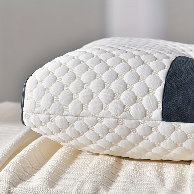 Almohada Moderna de Sueño Masaje de Punto: Protección de Cuello, Transpirable, Antibacteriana, Reversible - Comodidad para Todo el Año y Decoración Elegante para el Hogar - SACASUSA