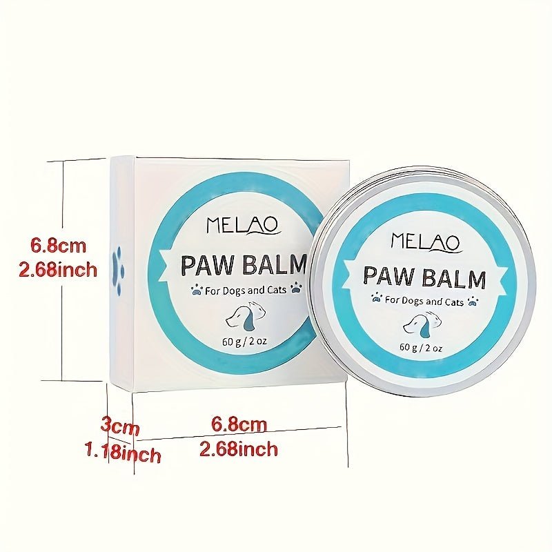 Bálsamo Natural para Protección de Patas de Perros y Gatos: Protege de Pavimentos Calientes, Alivia Patas & Nariz Secas, Restaura Patas Agrietadas, Cera Hidratante Segura - SACASUSA