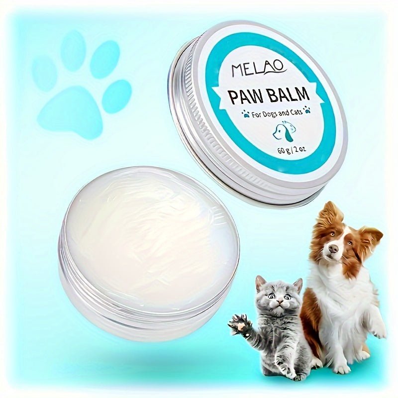 Bálsamo Natural para Protección de Patas de Perros y Gatos: Protege de Pavimentos Calientes, Alivia Patas & Nariz Secas, Restaura Patas Agrietadas, Cera Hidratante Segura - SACASUSA