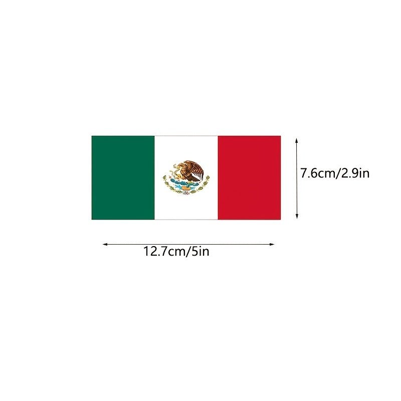 Bandera De México Pegatina De Coche Con Bandera Calcomanías Pegatina De Bandera Emblema De Coche Accesorios Para Pegatinas Y Calcomanías De Coche Pegatinas De Coche Calcomanía De Coche Calcomanías Para Coches - SACASUSA