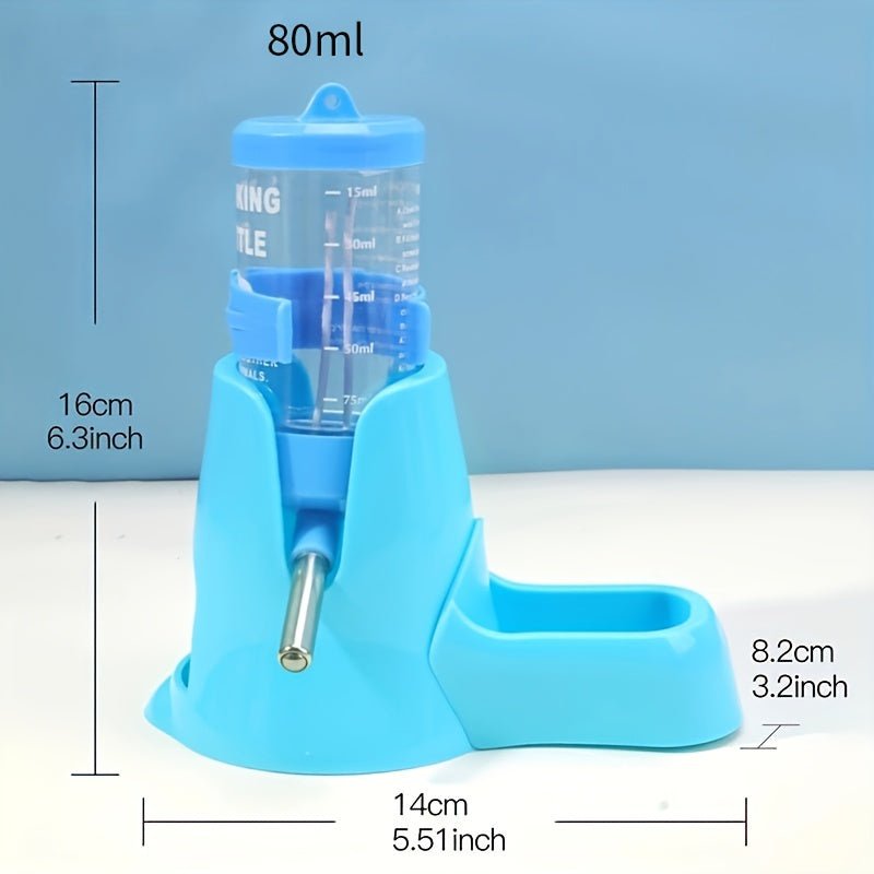 Botella de Beber para Hámster a Prueba de Fugas: Dispensador Automático de Agua, Alimentación y Limpieza Fácil, Plástico Duradero y Seguro para un Hábitat Saludable de Mascotas - SACASUSA