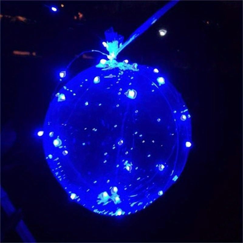 Brillantes Globos LED de 20 pulgadas en Múltiples Juegos. Perfectos para todas las Ocasiones, tanto Interior como Exterior. Crean un Ambiente Festivo. Baterías No Incluidas - SACASUSA