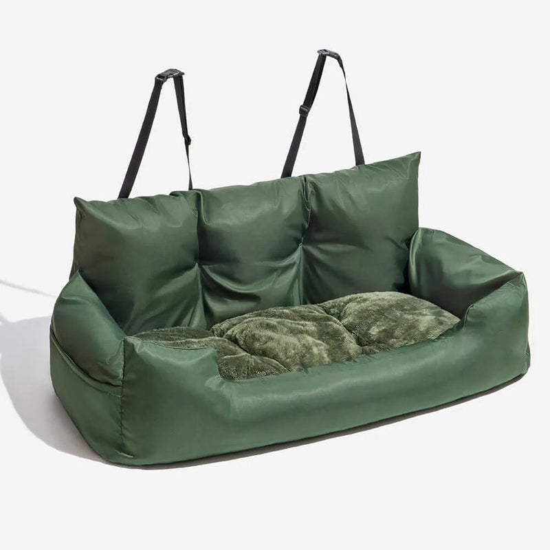 Cama Para Perro Impermeable de Algodón y Transportín Plegable: ¡Viajes Cómodos y Elegantes con Una Solución Todo en Uno! - SACASUSA