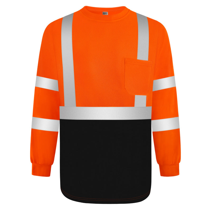 Camisas de Manga Larga Unisex de Alta Visibilidad Clase 3 - Duraderas, Resistentes a la Suciedad y Cómodas - Ideal para Construcción, Topografía y Trabajo al Aire Libre - SACASUSA