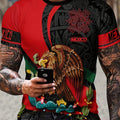 camiseta activa con cuello redondo y Estampado de águila para hombre, playeras informales y cómodas para verano, ropa para hombre, remera para entrenamiento diario en el gimnasio y correr - SACASUSA