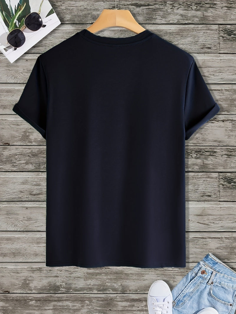 Camiseta De Impresión De Electrocardiograma De La Bandera Mexicana, Camisetas Para Hombres, Camiseta Casual De Manga Corta Para El Verano - SACASUSA