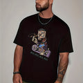 Camiseta de Verano para Hombre - Ajuste Clásico con Cuello Redondo Transpirable y Estampado Divertido de Skateboard - SACASUSA