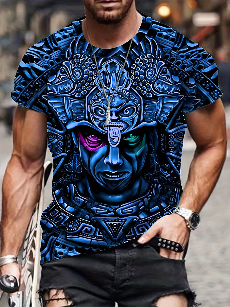 Camisetas De Cuello Redondo De Manga Corta De Moda Con Estampado 3d De Egipcio Antiguo Para Hombres, tendencia de moda, moda casual, estilo clásico, novedad 2023 - SACASUSA