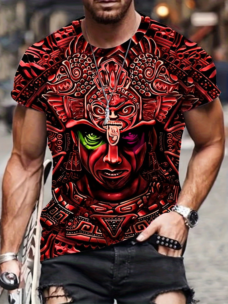 Camisetas De Cuello Redondo De Manga Corta De Moda Con Estampado 3d De Egipcio Antiguo Para Hombres, tendencia de moda, moda casual, estilo clásico, novedad 2023 - SACASUSA