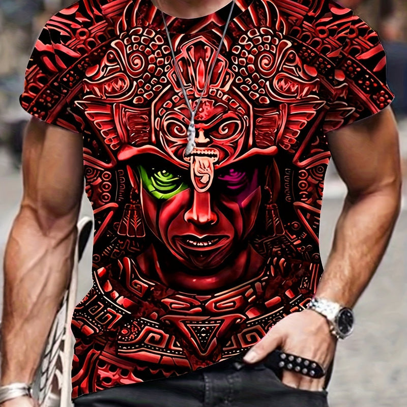 Camisetas De Cuello Redondo De Manga Corta De Moda Con Estampado 3d De Egipcio Antiguo Para Hombres, tendencia de moda, moda casual, estilo clásico, novedad 2023 - SACASUSA