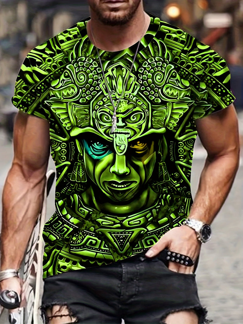 Camisetas De Cuello Redondo De Manga Corta De Moda Con Estampado 3d De Egipcio Antiguo Para Hombres, tendencia de moda, moda casual, estilo clásico, novedad 2023 - SACASUSA