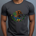 Camisetas De Impresión De Elementos Mexicanos Para Hombres, Camiseta Casual De Cuello Redondo, Camiseta De Manga Corta Para El Verano - SACASUSA